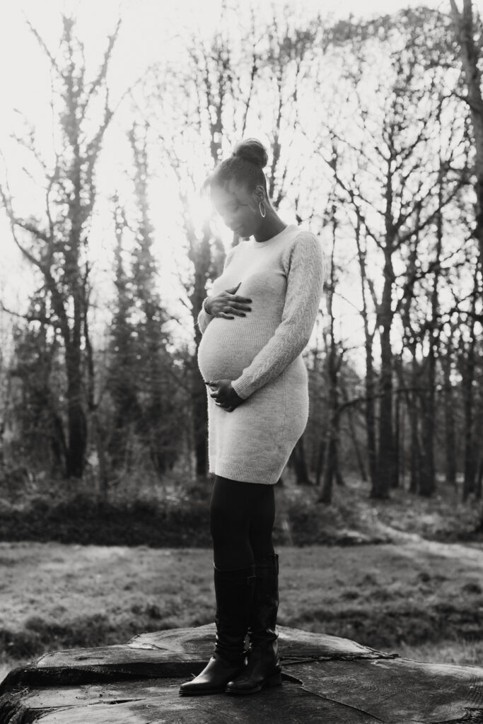 Photographe Ile-de-France avec femme enceinte