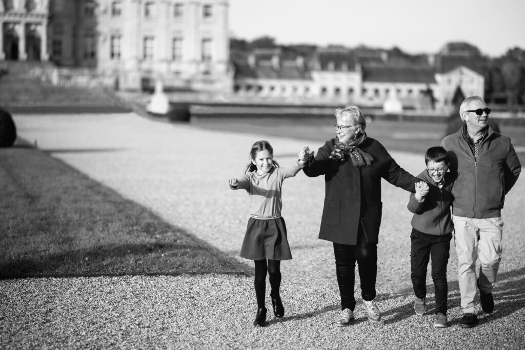 Photographe famille sortie chateau