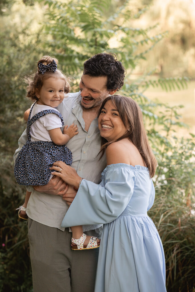 Photographe Ile-de-France avec famille dans un parc