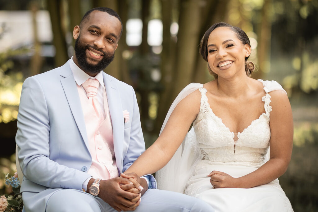 Photographe mariage couple souriant